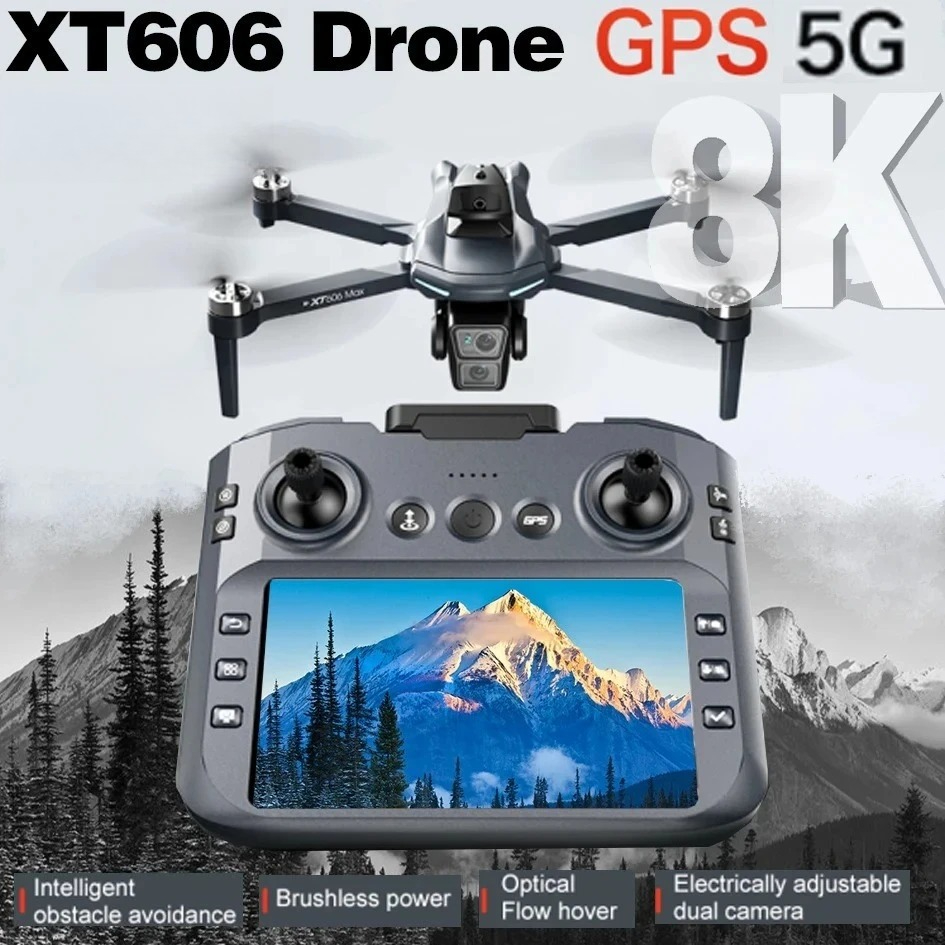 Drone Multispectral - Drone Original XT606 Profissional com Câmera