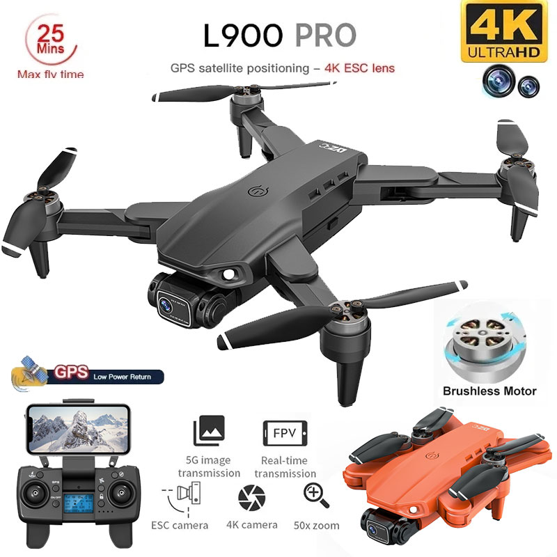 Drone Lidar - L900 pro gps drone 4k profissional