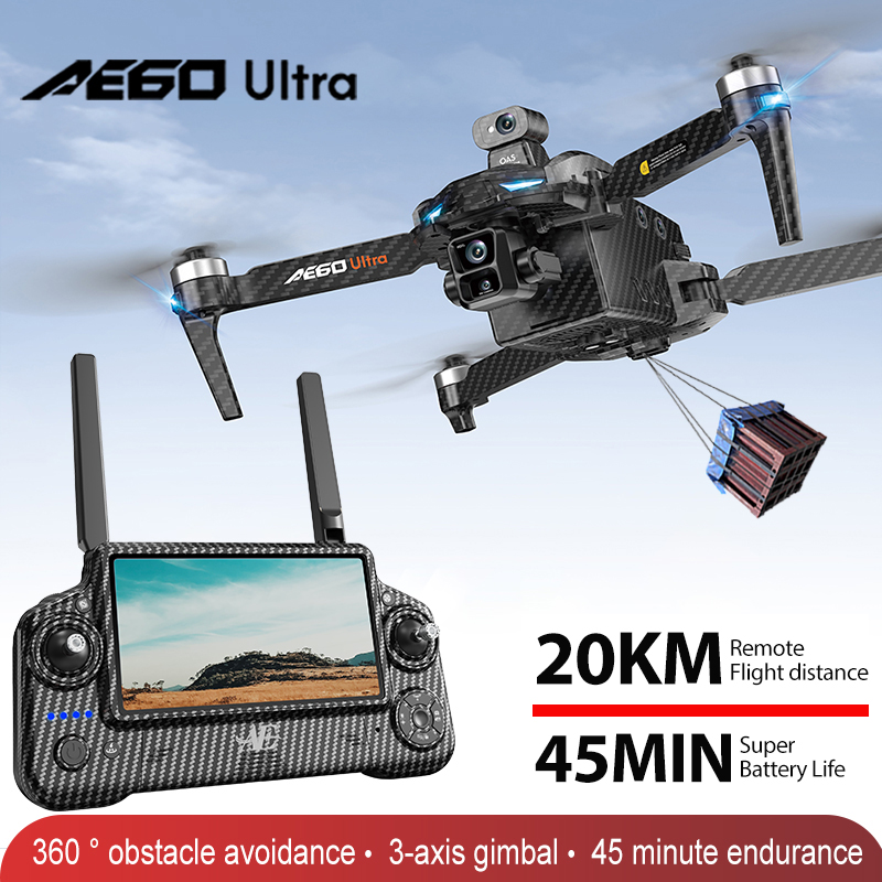 Drone Lidar - Ae60 gps drone profissional 8k câmera