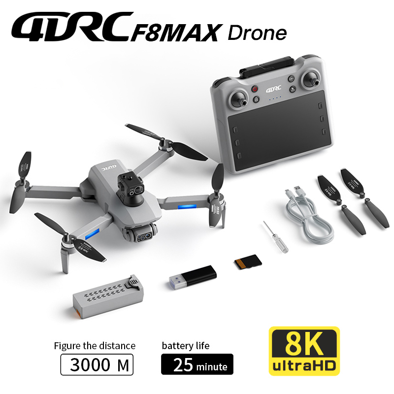 Drone Lidar - F8 max gps drone profissional 8k