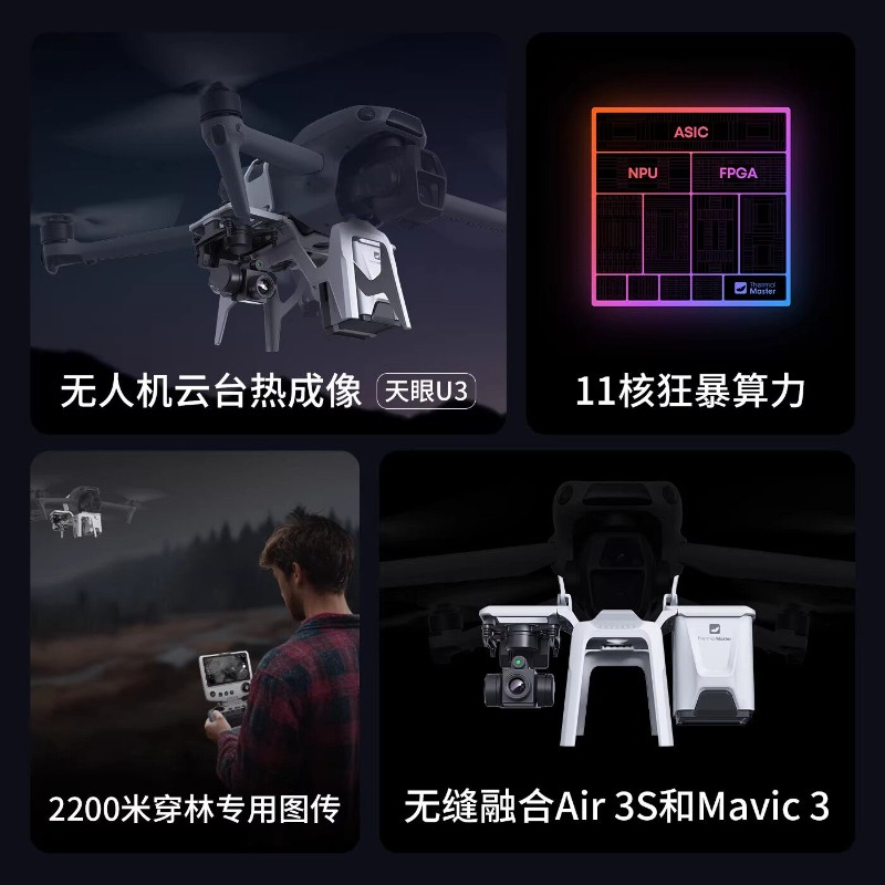 Drone U3 com Imagem Térmica Mo - Drone Thermal Imaging avaliação e preço