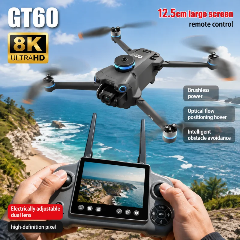NOVO Drone Mini GT60 com Câmer - Drone Video Production avaliação e preço