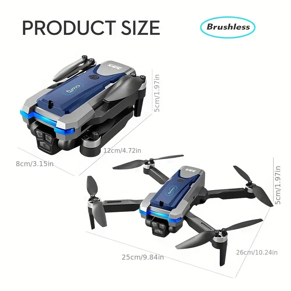 Dobrável RC S8S GPS Drone, 5G  - Drone Lidar avaliação e preço